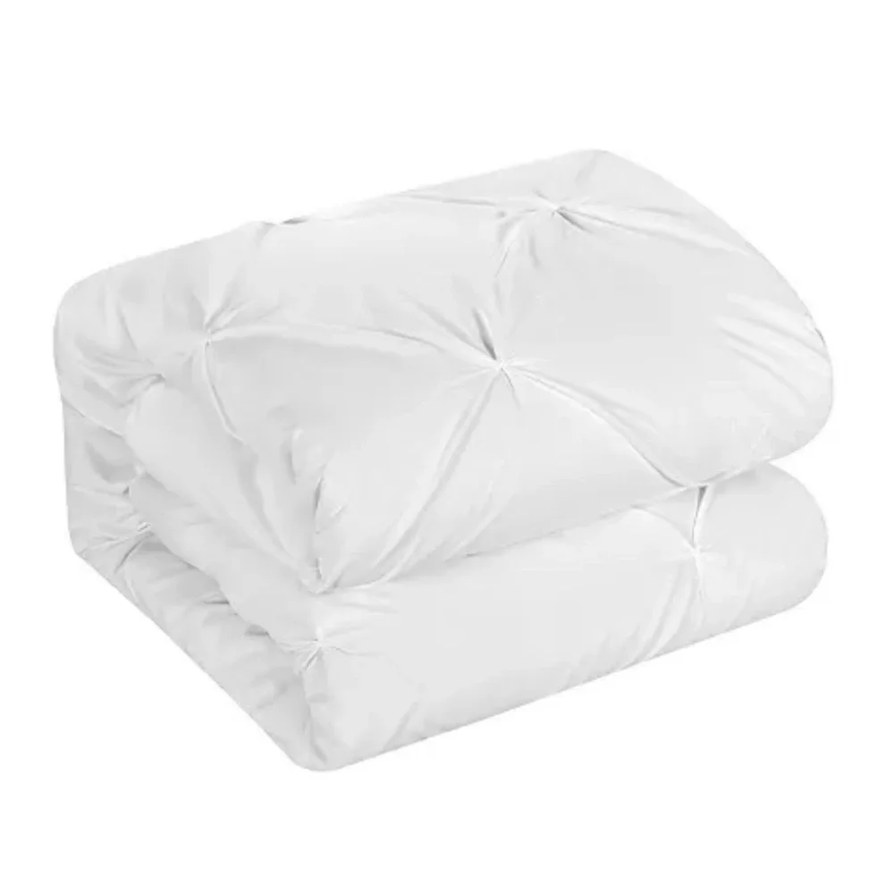Pin Tuck Duvet Set - King 4pc